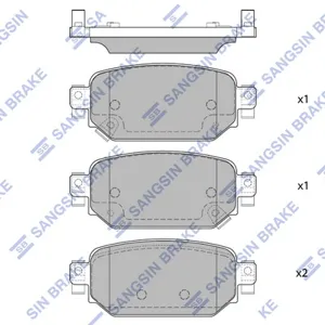 SANGSIN SP4178 Колодки торм. Mazda 3 1.52.02.2D 13>