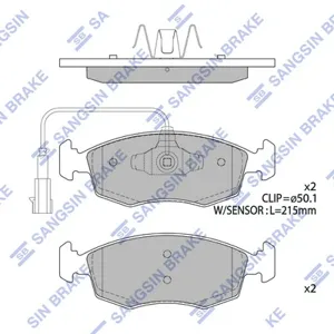 SANGSIN SP4189 Колодки торм. Fiat Grand PUNTO 05- перед.
