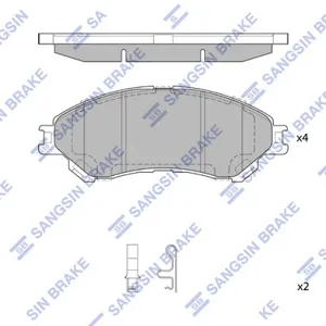 SANGSIN SP4212 Колодки торм.передние Suzuki SX4 1.61.6DDiS 13>