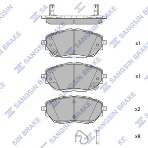 SANGSIN SP4213 Колодки торм.передние Toyota Corolla 19>