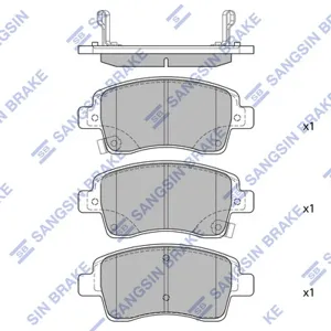 SANGSIN SP4217 Колодки торм.диск.передн. INDIA ETIOS (INDIA ONLY)