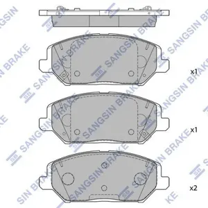SANGSIN SP4242 Колодки торм.передние Hyundai i30 16>