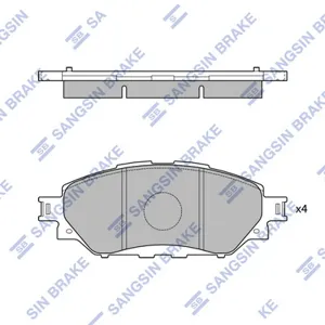 SANGSIN SP4243 Колодки торм.передние Toyota Hilux VIII 15>