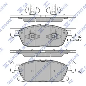 SANGSIN SP4251 Колодки торм.передние Ford Galaxy 2015-
