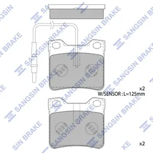 SANGSIN SP4267A Колодки торм.задние Peugeot 406 1.8-3.01.9TD2.0HDi2.1TD 95-04607 all 00>