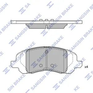 SANGSIN SP4276 Колодки торм.передние Dodge Caliber , Jeep Compass s 1.8i2.0-2.4 06>