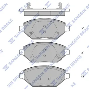 SANGSIN SP4278 Колодки торм.передние Chevrolet Spark 16>