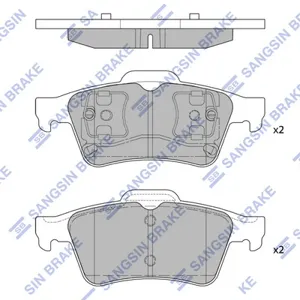 SANGSIN SP4280 Колодки торм.задние Opel Vectra C, Nissan Primera , Renault Laguna 01>