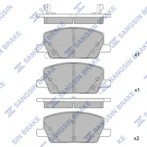 SANGSIN SP4285 Колодки торм.передние Chevrolet Cruze Orlando 1.4-2.0 09>