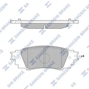 SANGSIN SP4309 Колодки торм.задние Toyota Camry (XV70) 17- Lexus RX