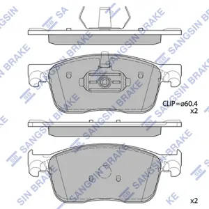 SANGSIN SP4370 Колодки торм.передние Citroen Jumpy, Peugeot Expert
