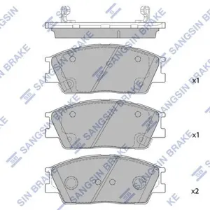 SANGSIN SP4372 Колодки торм.передние