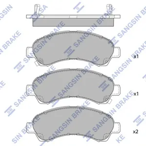 SANGSIN SP4424 Колодки торм. Mitsubishi CANTER задн.