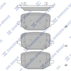 SANGSIN SP4433 Колодки торм.диск.задн. Ford Explorer 20-22 LINCOLN AVLATOR 20-2
