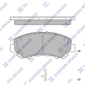 SANGSIN SP4436 Колодки торм.диск.передн. Nissan Maxima 19