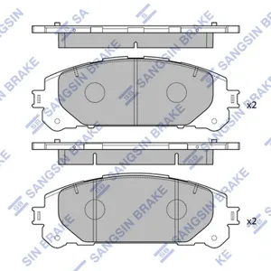 SANGSIN SP4448 Колодки торм.передние Lexus RX270350450H, Toyota Highlander 3.5 08>