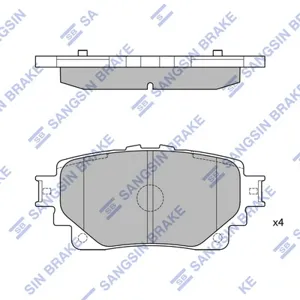 SANGSIN SP4449 Колодки торм.задние Lexus Rc 300 21>, Toyota Highlender 20>