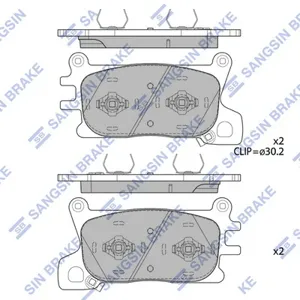 SANGSIN SP4468 Колодки торм.передние Hyundai Genesis GV80 3.0 20>