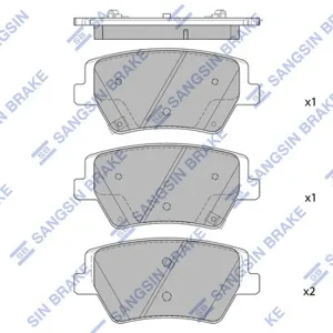 SANGSIN SP4469 Колодки торм.дисковые