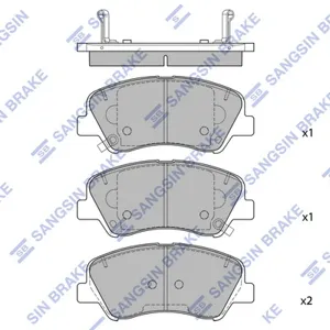 SANGSIN SP4477 Колодки торм.дисковые