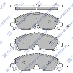 SANGSIN SP4494 Колодки торм.передние Chevrolet Colorado 21>
