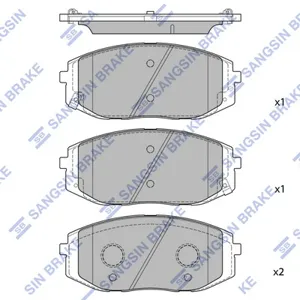 SANGSIN SP4509 Колодки торм.диск.передн. Hyundai STARIA (US4)