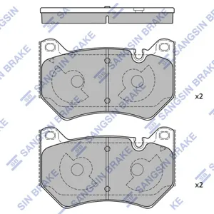 SANGSIN SP4534 Колодки торм.передние 135x81x17 Audi Q5 II 2.0 17>
