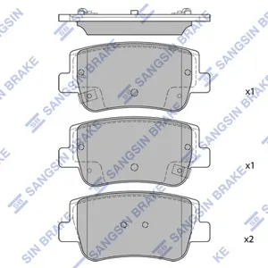 SANGSIN SP4535 Колодки торм. Hyundai Sonata N LINE (DN8) 21-22 задн.