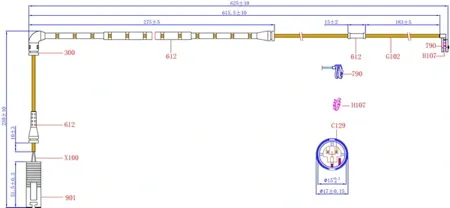 SANGSIN SWS1122 Датчик износа тормозных колодок