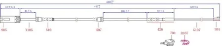 SANGSIN SWS1513 Датчик износа тормозных колодок BMW X1(E84) -15
