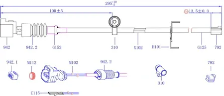 SANGSIN SWS5200 Датчик износа торм. колодок LEXUS LS(XF30) -06
