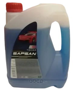 SAPSAN 60042 Жидкость охлаждающая низкозамерзающая Sapsan Тосол синий -40 3кг