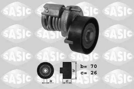 SASIC 1626024 Ролик VAG A2ALTEA Ibiza LEON Octavia Fabia BEETLE Caddy Golf Polo натяжной