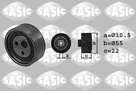 SASIC 1704001 Ролик натяжной Renault Logan Sandero SOLENZA Clio II Kangoo