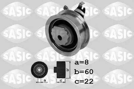 SASIC 1706105 Ролик ремня ГРМ VAG 1.0-1.6 11-