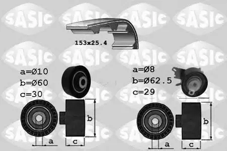 SASIC 1750028 Ремкомплект ГРМ