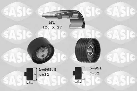 SASIC 1754001 Ремкомплект ГРМ