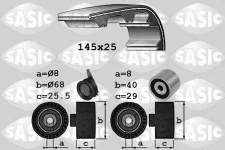 SASIC 1756085 Комплект ремня ГРМ