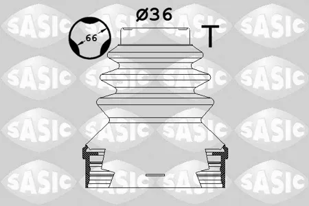 SASIC 1900036 Комплект пыльника, приводной вал