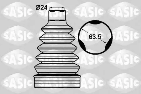 SASIC 1904007 Пыльника шруса 