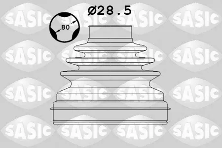 SASIC 1906132 Пыльника шруса