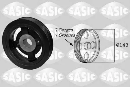 SASIC 2156058 Шкив коленвала