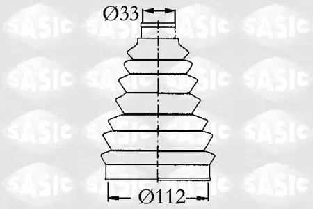 SASIC 2933073 Пыльник приводного вала, комплект