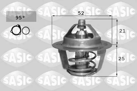 SASIC 3304035 Термостат Nissan X-Trail Juke Qashqai Tiida 1.6-2.0 07-