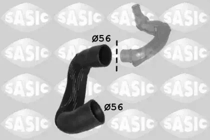 SASIC 3334025 Патрубок нагнетаемого воздуха