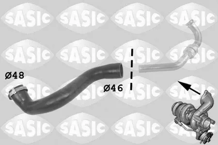 SASIC 3334036 Патрубок