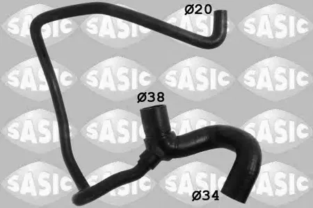 SASIC 3406258 Патрубок Opel Astra H 04- 1.61.8 сист.охл. нижн.