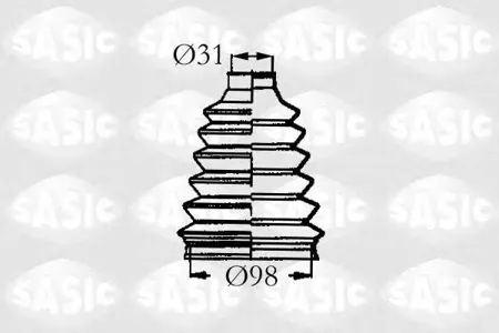 SASIC 4003466 Комплект пылника, приводной вал