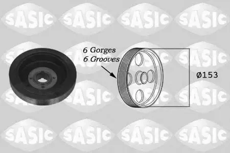 SASIC 5150K40 Шкив коленвала 