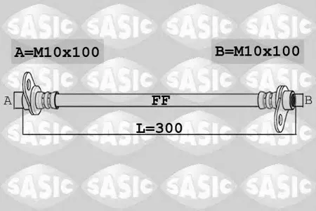 SASIC 6600061 Шланг тормозной